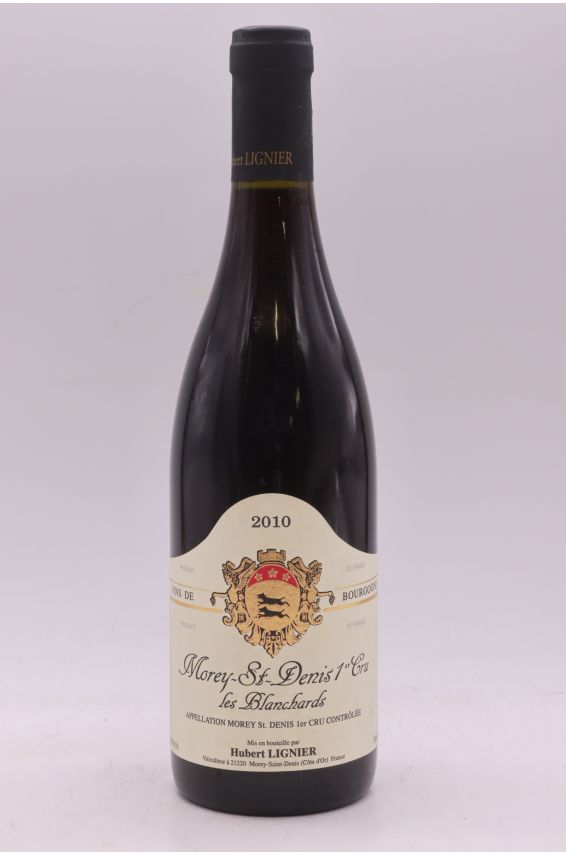 Hubert Lignier Morey Saint Denis 1er cru Les Blanchards 2010