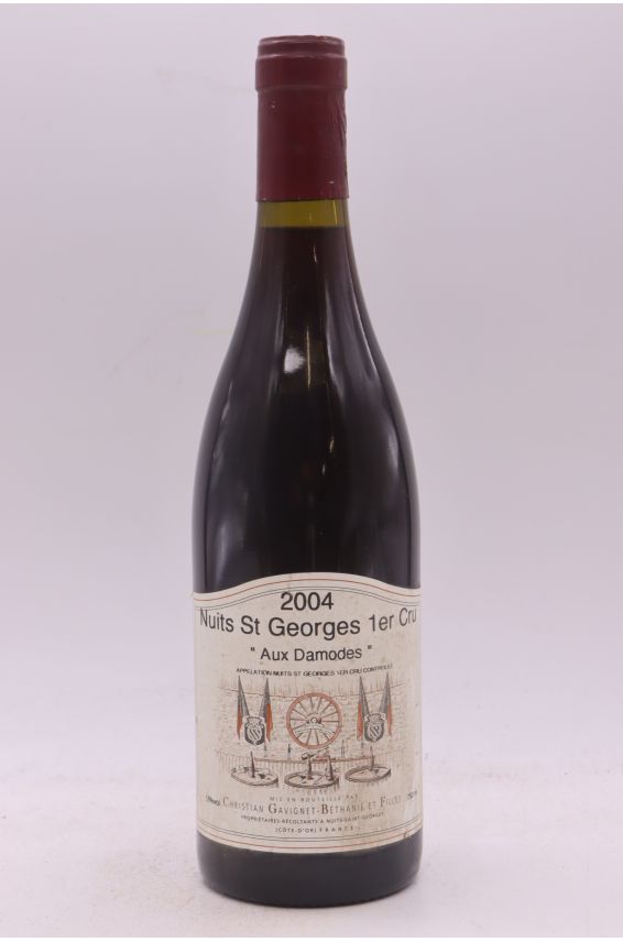 Christian Gavignet Bethanie et filles Nuits Saint Georges 1er cru Aux Damodes 2004