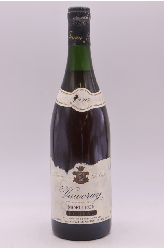 Foreau Vouvray Moelleux 1990 - PROMO -10% !