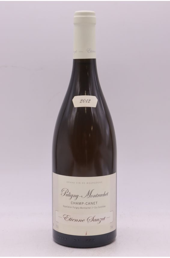 Etienne Sauzet Puligny Montrachet 1er cru Champ Canet 2012