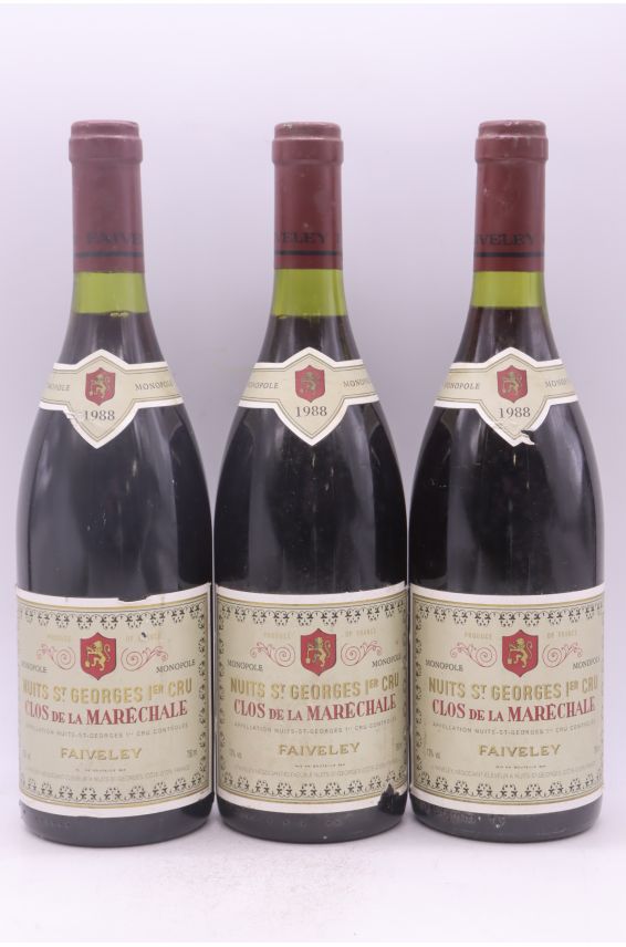 Faiveley Nuits Saint Georges 1er cru Clos de la Maréchale 1988