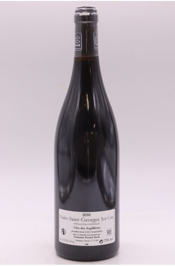 Prieuré Roch Nuits Saint Georges 1er cru Clos des Argillières 2010