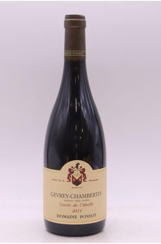 Ponsot Gevrey Chambertin Cuvée de l'Abeille 2011