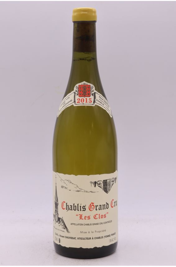 Vincent Dauvissat Chablis Grand cru Les Clos 2015