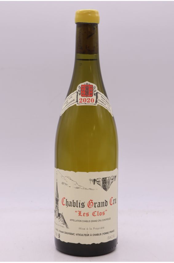 Vincent Dauvissat Chablis Grand cru Les Clos 2020