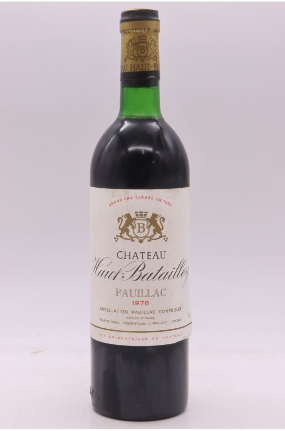 Haut Batailley 1978