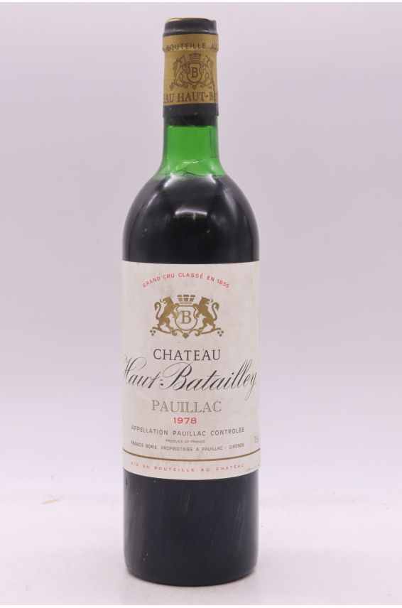 Haut Batailley 1978