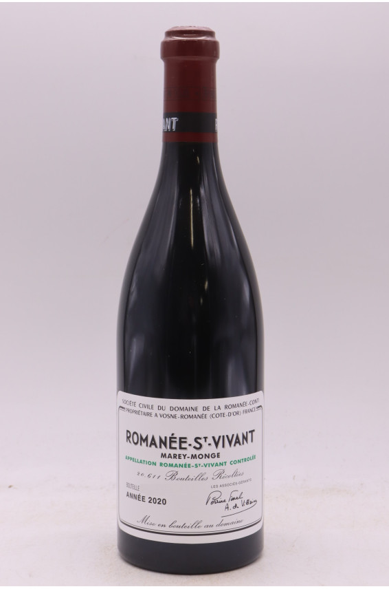 Romanée Conti Romanée Saint Vivant 2020