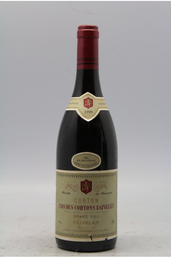 Faiveley Corton Clos des Cortons 1999 - PROMO -5% !