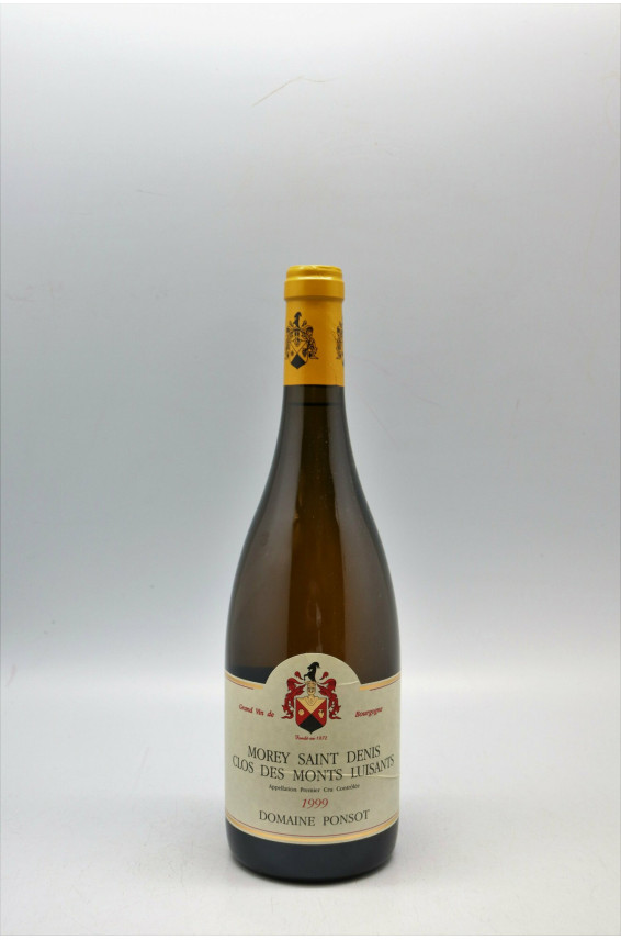 Ponsot Morey Saint Denis 1er cru Clos Des Monts Luisants 1999 blanc