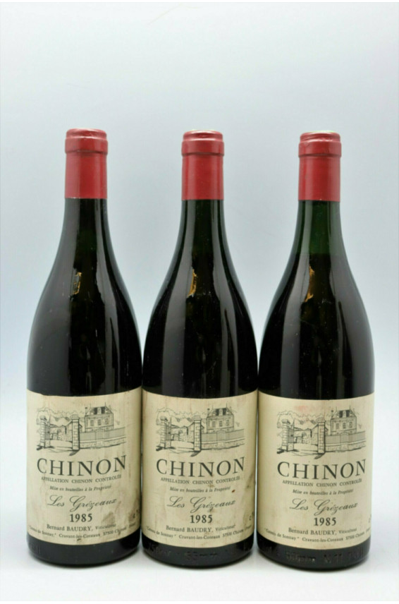 Bernard Baudry Chinon Les Grézeaux 1985