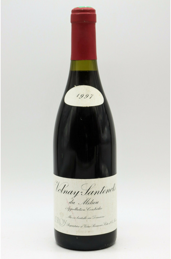 Domaine Leroy Volnay 1er cru Santenot du Milieu 1997