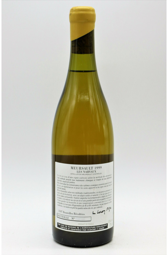 Domaine d'Auvenay Meursault Les Narvaux 1999