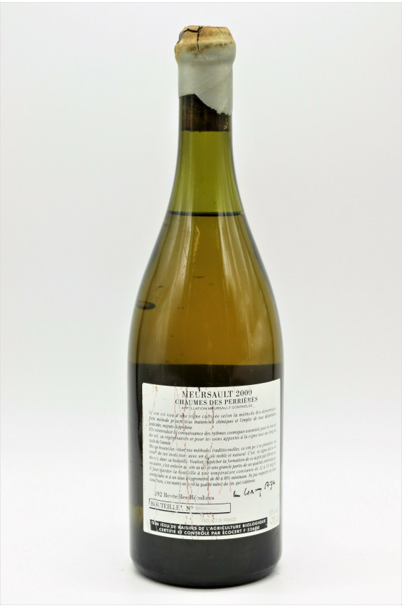 Domaine D'auvenay Meursault Chaumes des Perrières 2000 - PROMO -5% !