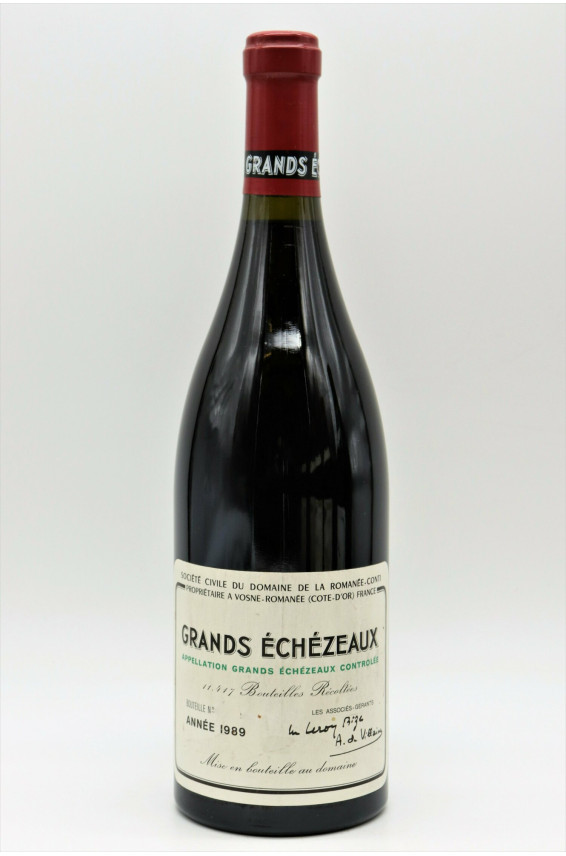 Romanée Conti Grands Echezeaux 1989