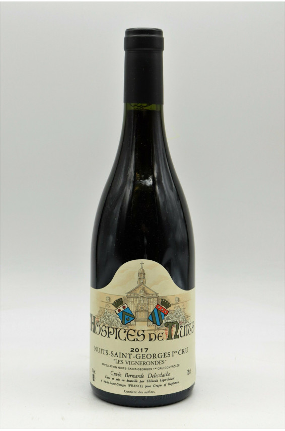 Hospices de Nuits Nuits Saint Georges 1er cru Les Vignerondes Cuvée Bernarde Delesclache 2017