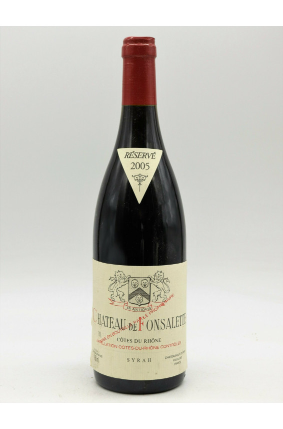 Fonsalette Syrah 2005