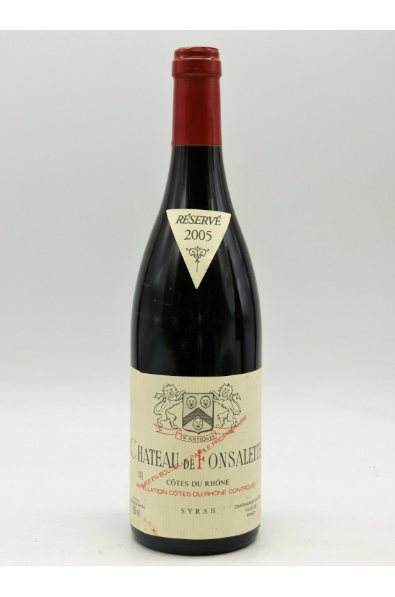 Fonsalette Syrah 2005