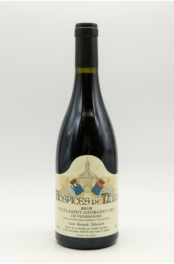 Hospices de Nuits Nuits Saint Georges 1er cru Les Vignerondes Cuvée Bernarde Delesclache 2015