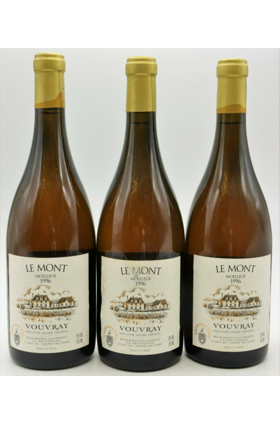 Huet Vouvray Le Mont Moelleux 1ère Trie 1996