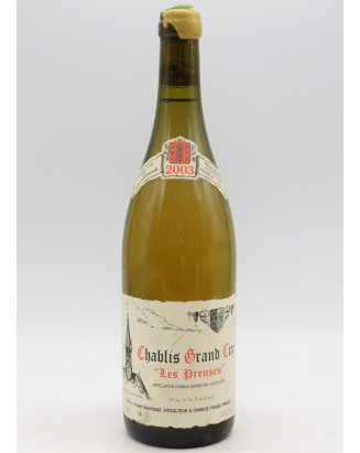 Vincent Dauvissat Chablis Grand cru Les Preuses 2003 -5% DISCOUNT !